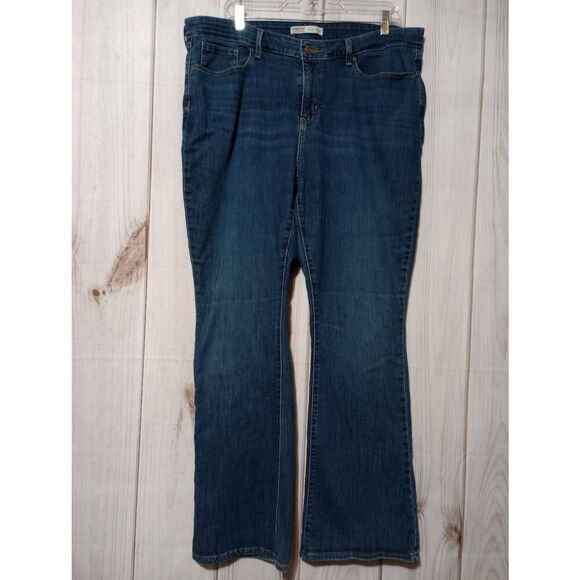 Levi's Jeans Ladies 18‎ Mid Rise Bootcut Soft Medium Was - Picture 1 of 10